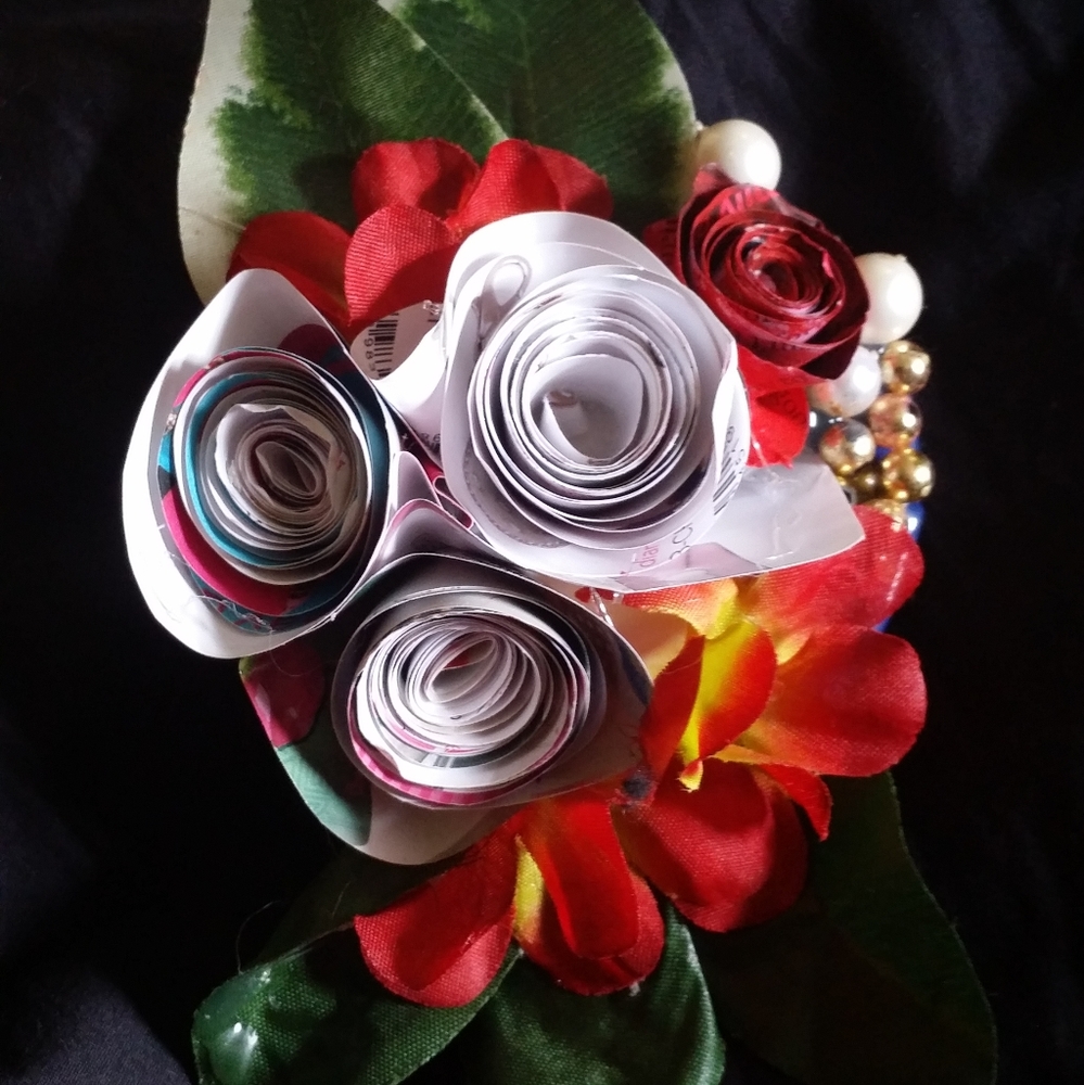 Silk Flower Corsage or Hair Adornment